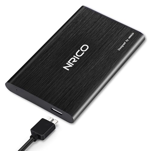 Ultra Slim 500GB Portable External Hard Drive HDD Storage Black S2362