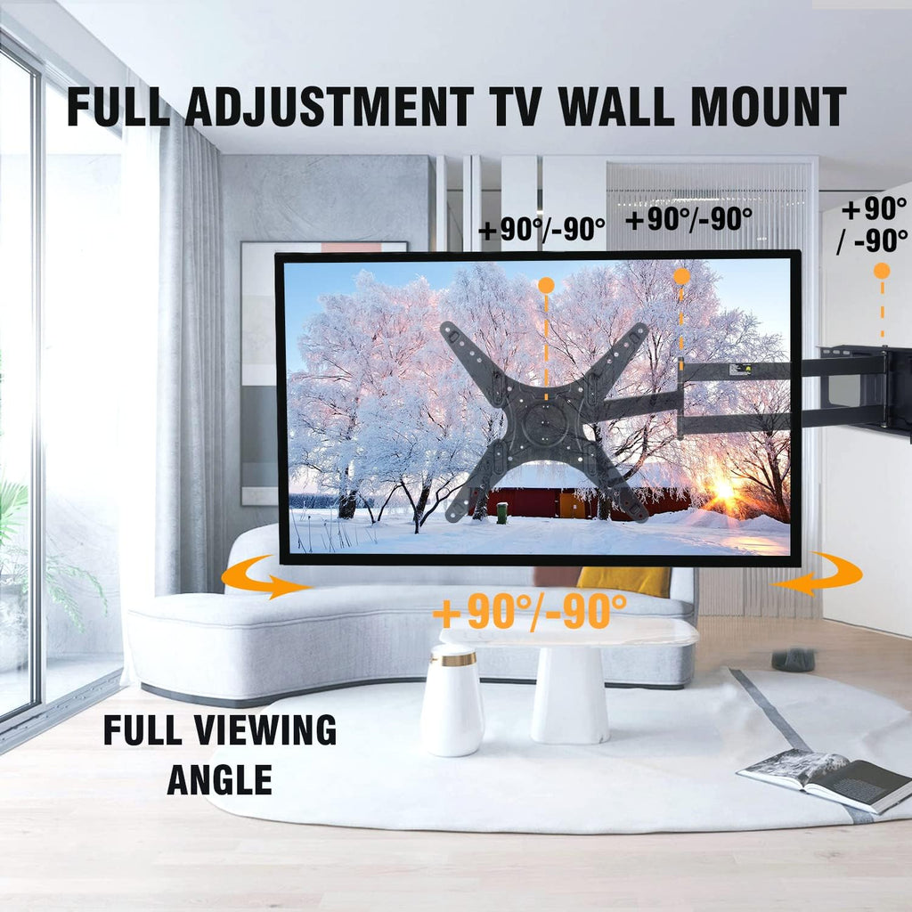 TV Wall Mount Bracket with 48" Extension Articulating Arms G147