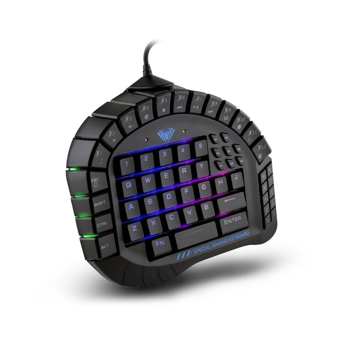 One-Hand Gaming Keyboard Mechanical RGB Backlight S380603