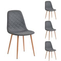 Gray Metal Side Chair Y427