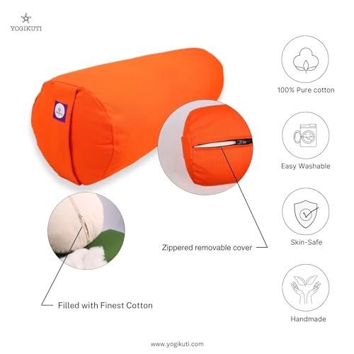 Round Cotton Yoga Bolster S6184
