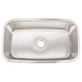 16-Gauge Undermount Single Basin Stainless Steel Kitchen Sink R60107