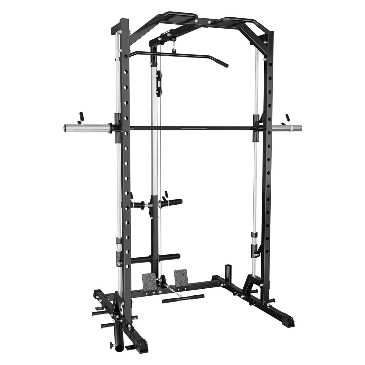 Smith Machine Squat Rack with Lat Pull Down System K716494