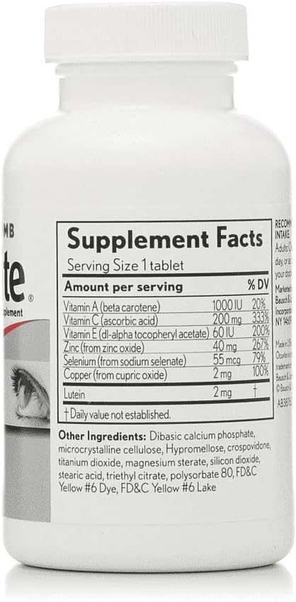 240-Count Vitamin and Mineral Supplement with Lutein Tablets B5106