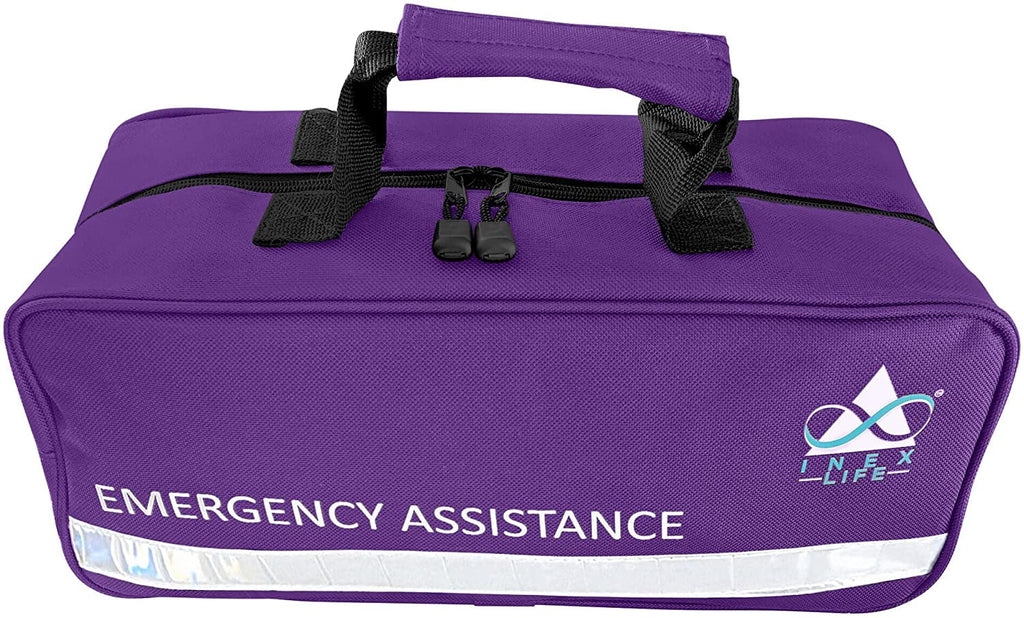 43 Piece Car Emergency Roadside Assistance Kit First Aid Kit Jumper Cables Tow Strap F2957