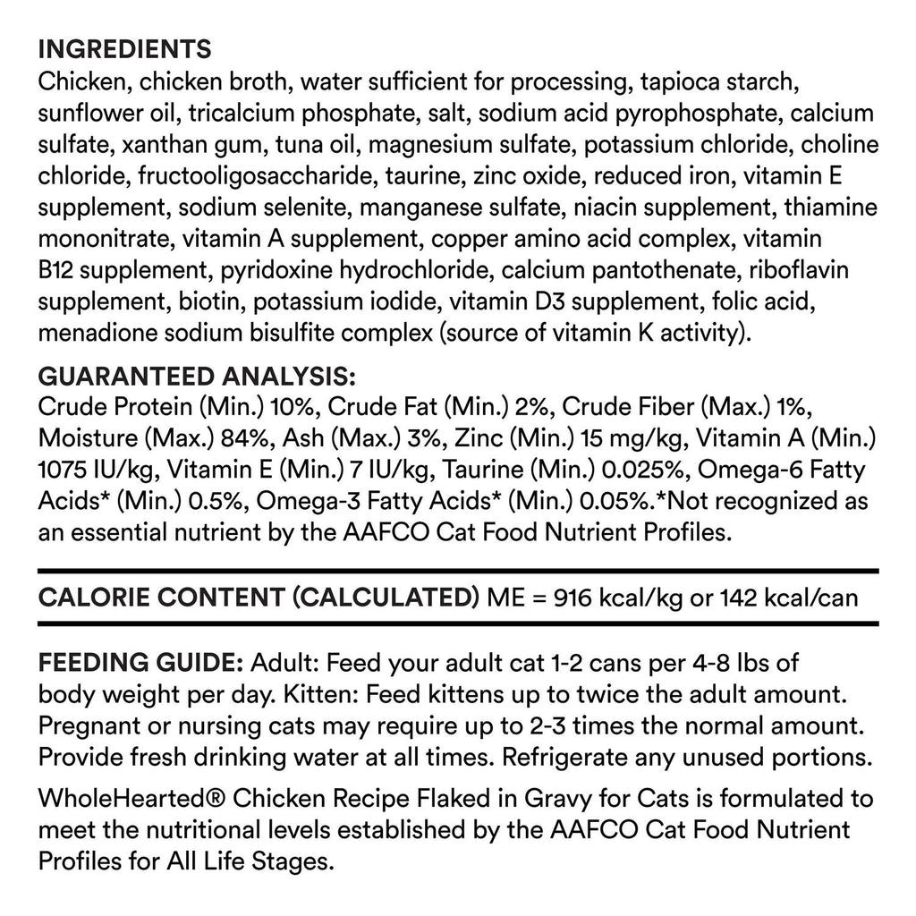 Chicken Recipe Flaked In Gravy Cat Food T916