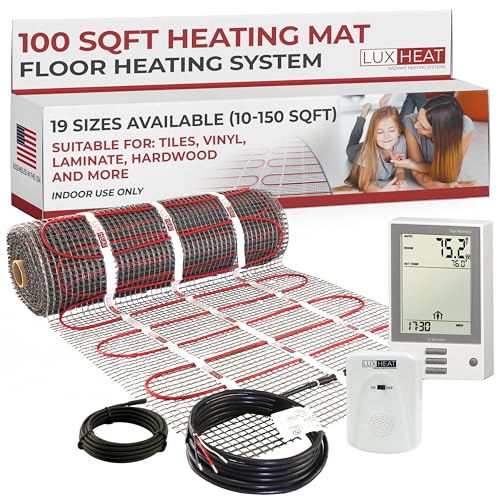 120v Electric Radiant Floor Heating System Mat Kit S835750