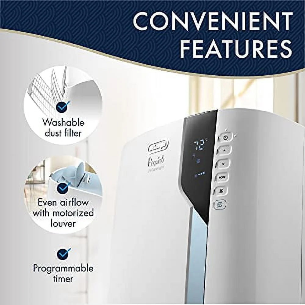 14000 BTU Portable Air Conditioner, Dehumidifier, Fan, White S545344