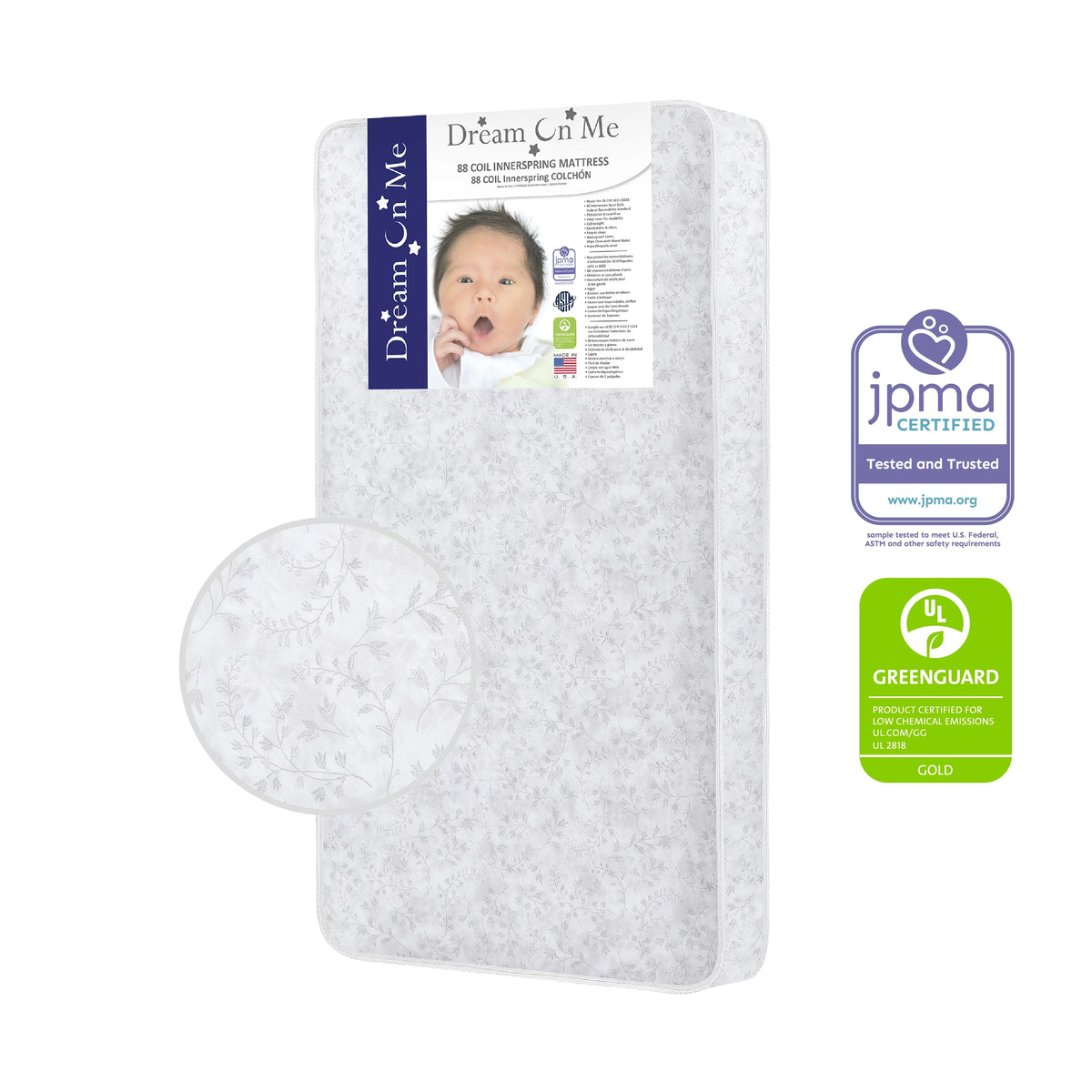 5 88 Coil Crib & Toddler Mattress I88784