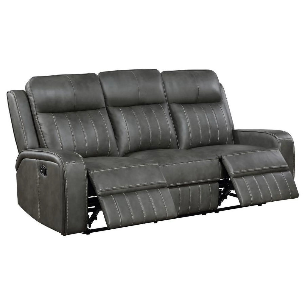 Grey Reclining Sofa Y9382
