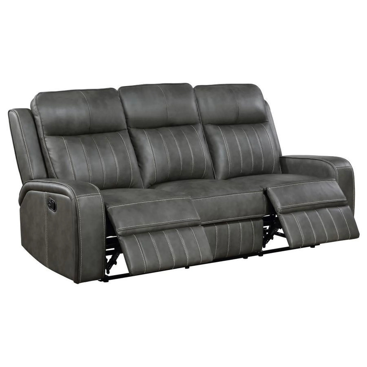Grey Reclining Sofa Y9382