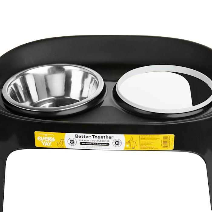 Elevated Double Diner for Dogs F9067