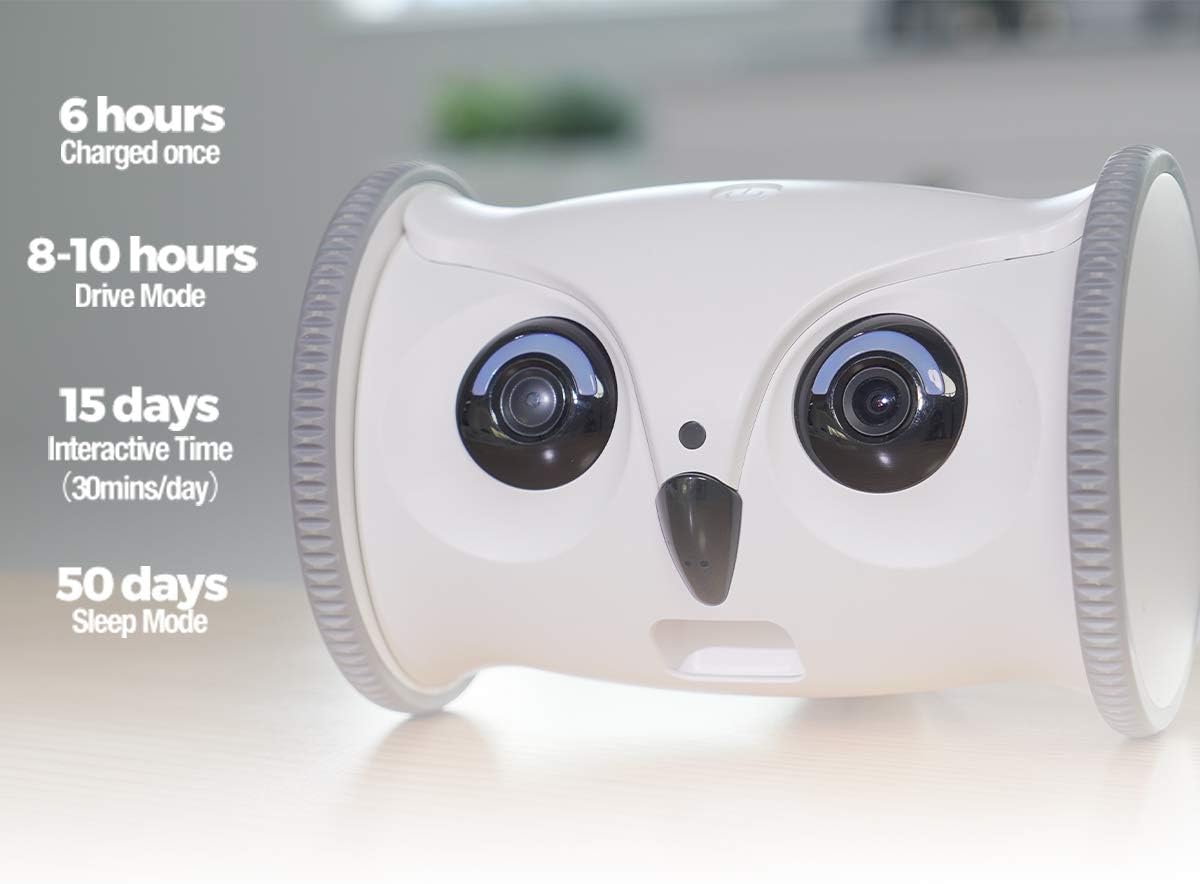 Owl Robot Pet Camera with Treat Dispenser X83790