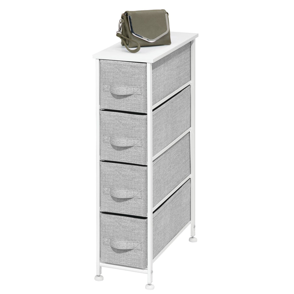 Narrow 4 Fabric Drawers Dresser B4973