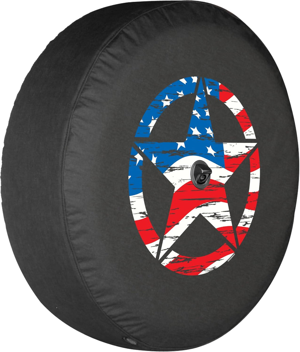 32 Soft Tire Cover for Jeep Wrangler JL with Back-up Camera L570