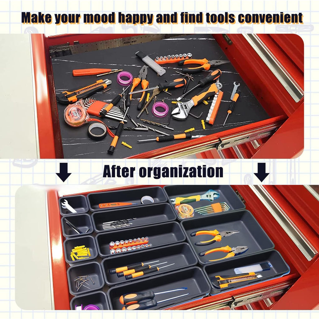 24 Pack Tool Box Organizer with Tray Dividers L764386