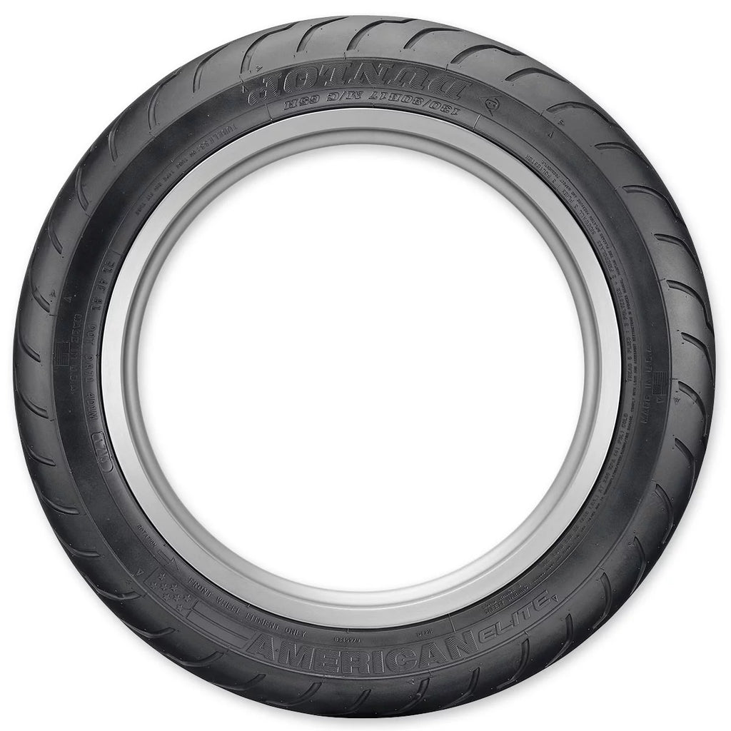 Front Motorcycle Tire 130/80B-17 Black Wall B33338