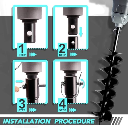 40V Cordless Earth Auger 6 Inch Post Hole Digger K30647
