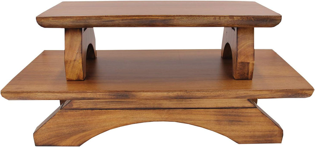 Solid Wood Hand Carved Meditation Table M295