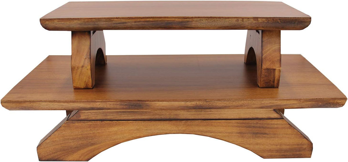 Solid Wood Hand Carved Meditation Table M295