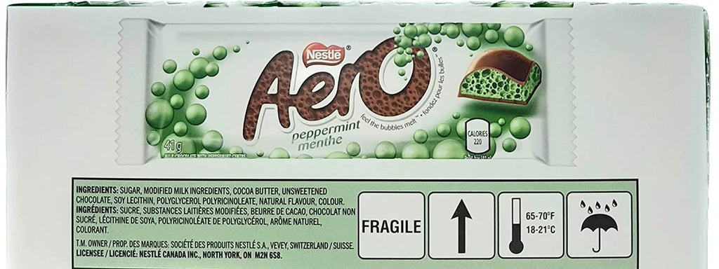 24-Pack Peppermint Chocolate Bar 41g M744534