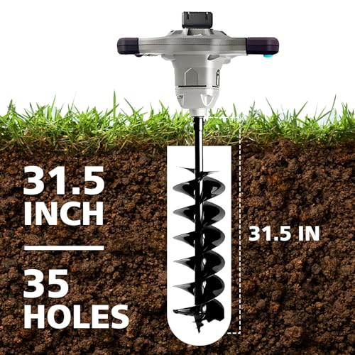 40V Cordless Earth Auger 6 Inch Post Hole Digger K30647