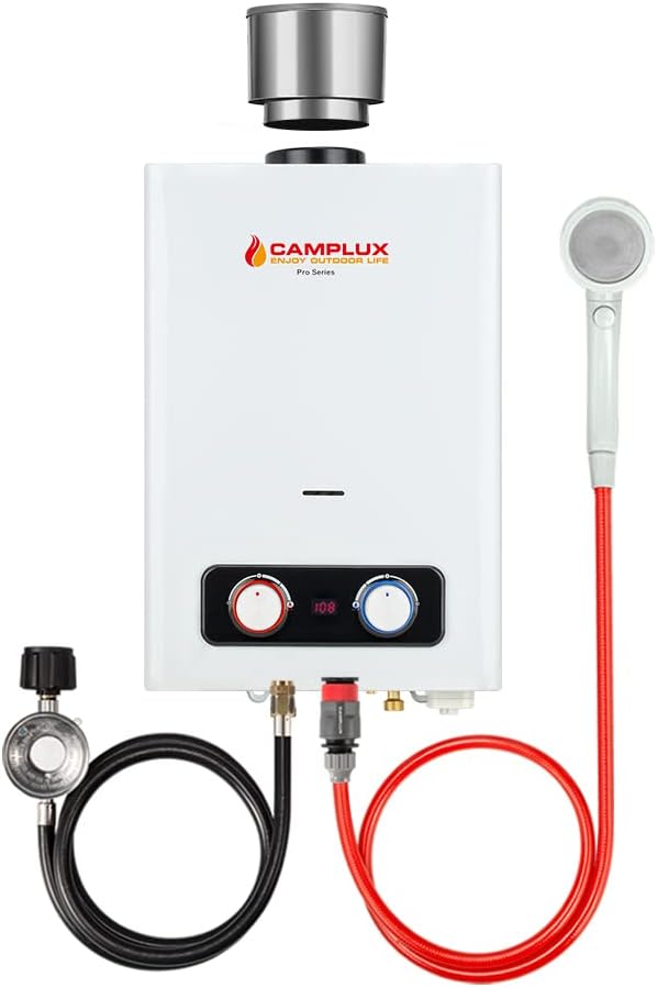 1.58 GPM Outdoor Propane Water Heater with S/S Rain Cap J379264