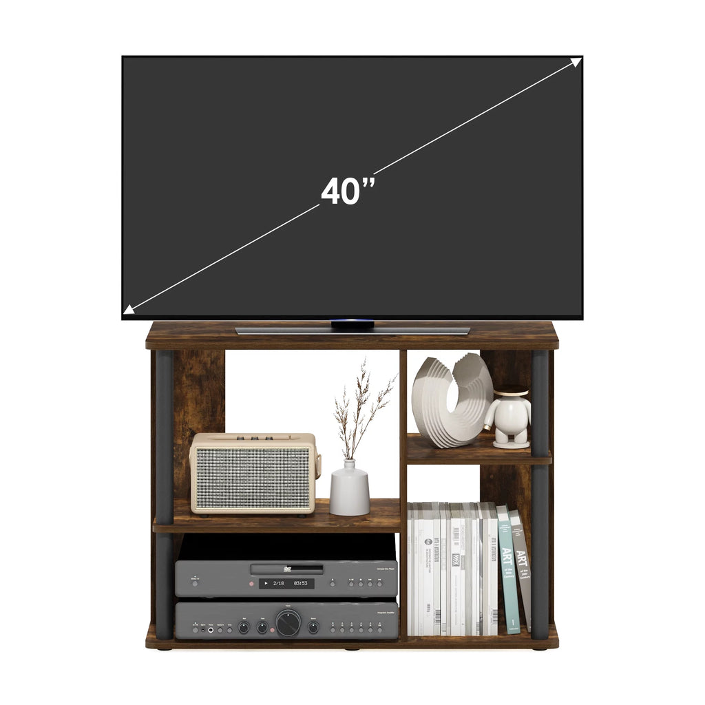 TV Stand with Plastic Poles for TV up to 40-Inch X874