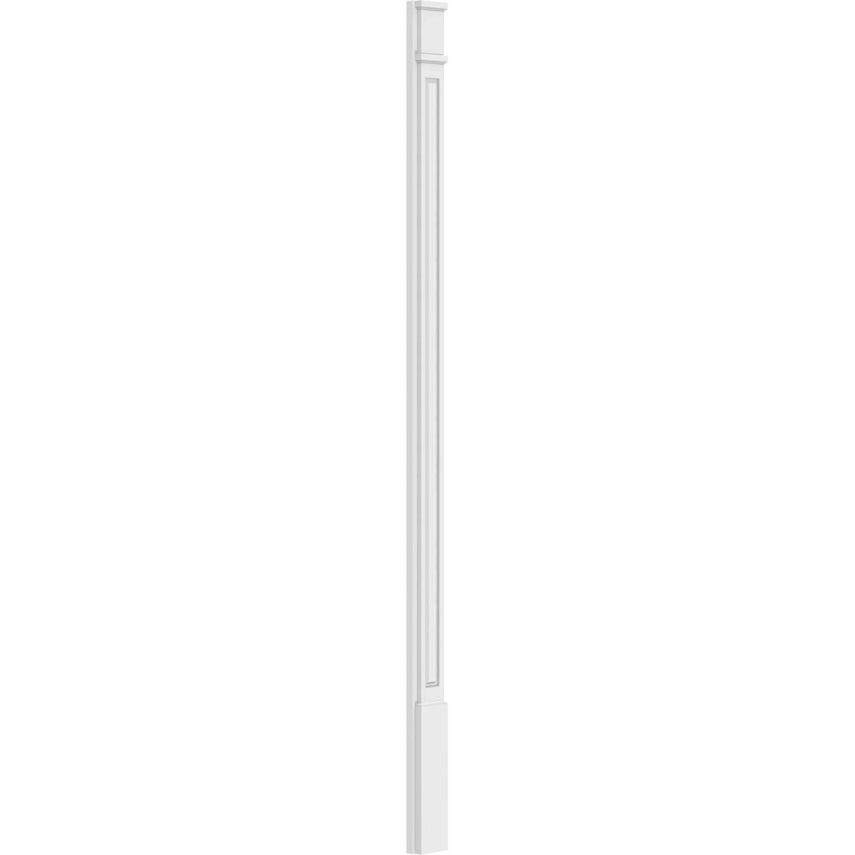 Raised Panel PVC Pilaster with Capital and Base (Pair) T6238