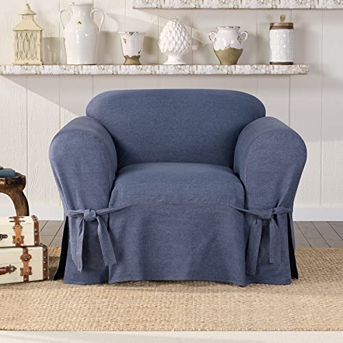 Indigo Cotton Sofa Slipcover T268