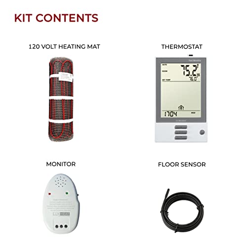 120v Electric Radiant Floor Heating System Mat Kit S835750
