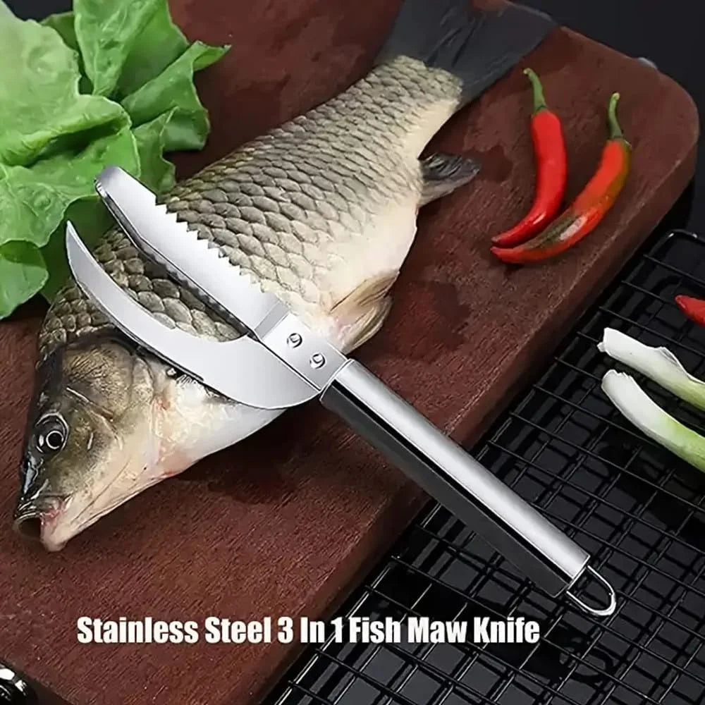 Stainless Steel Fish Scale Knife T54340