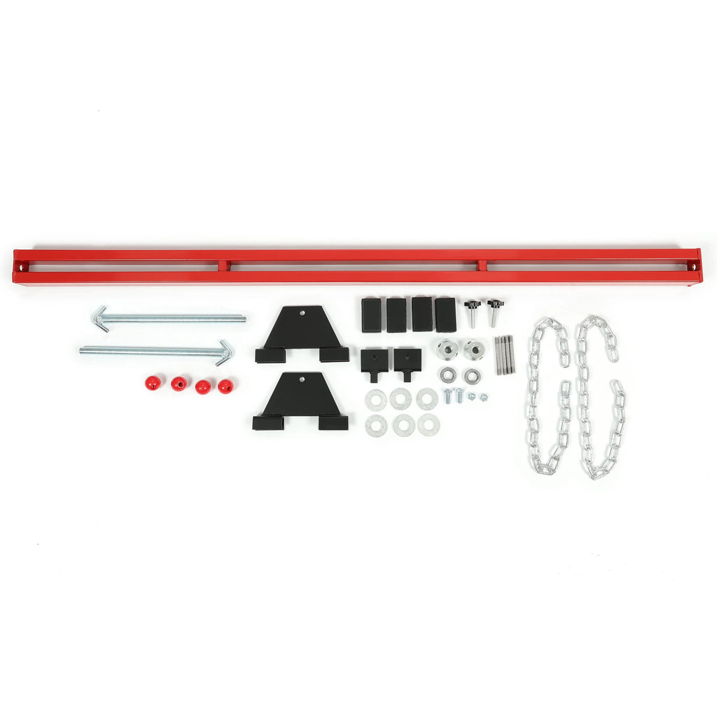 1100 Lbs Transverse Engine Support Bar with 2 Points Lift Holder and Dual Hooks N935334