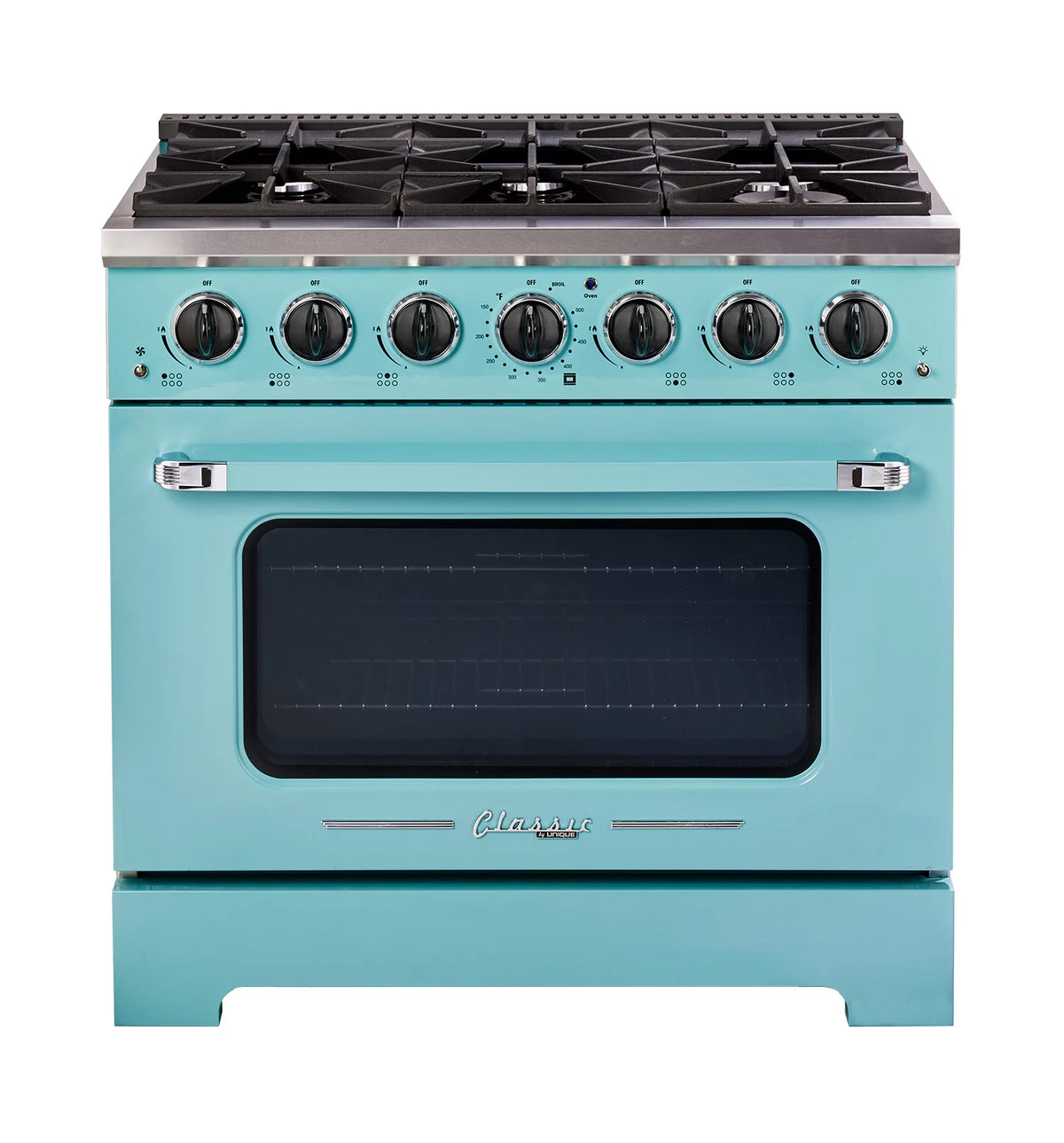 36" 5.2 cu/ft Freestanding Gas Range with Convection Oven and Sealed Burners B533