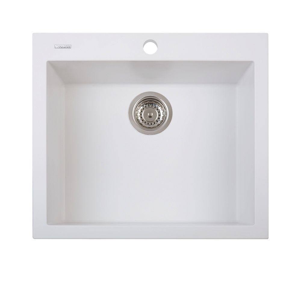 Milk White Drop-in Sink J736