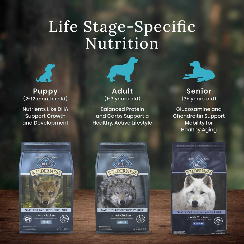 Chicken Senior Dry Dog Food U524
