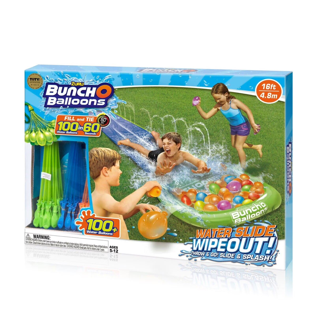 16 Ft Water Slide with 100 Balloons Z53002