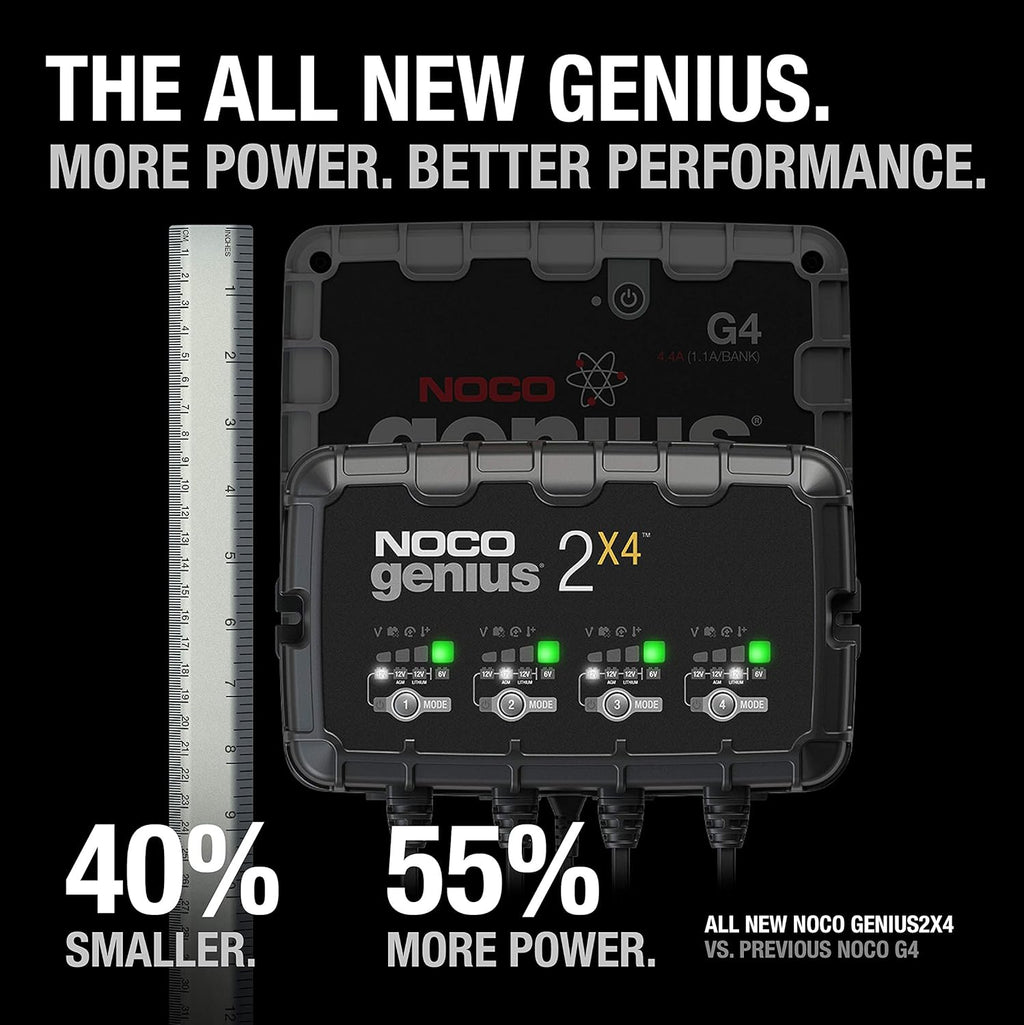 4-Bank 8-Amp Smart Battery Charger O8133