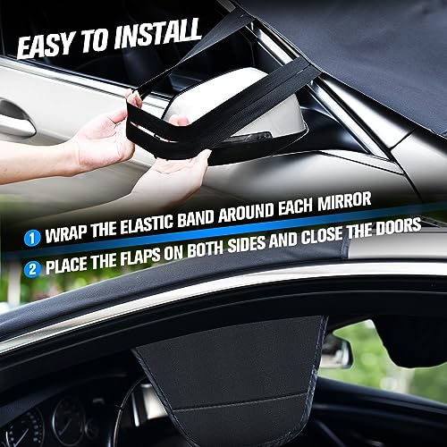 Extra Large Thicken Oxford Windshield Cover 71x47 Inches I788