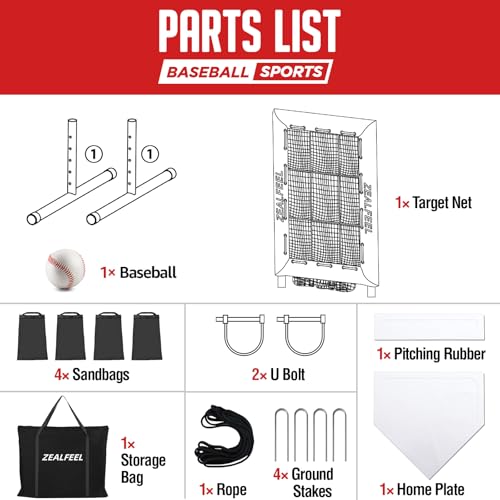9 Hole Pitching Net with Strike Zone Target W4121
