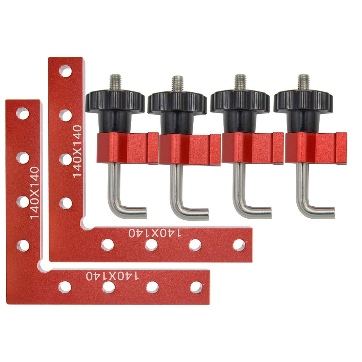 90 Degree Positioning Squares Aluminum Alloy Woodworking Tool U59022