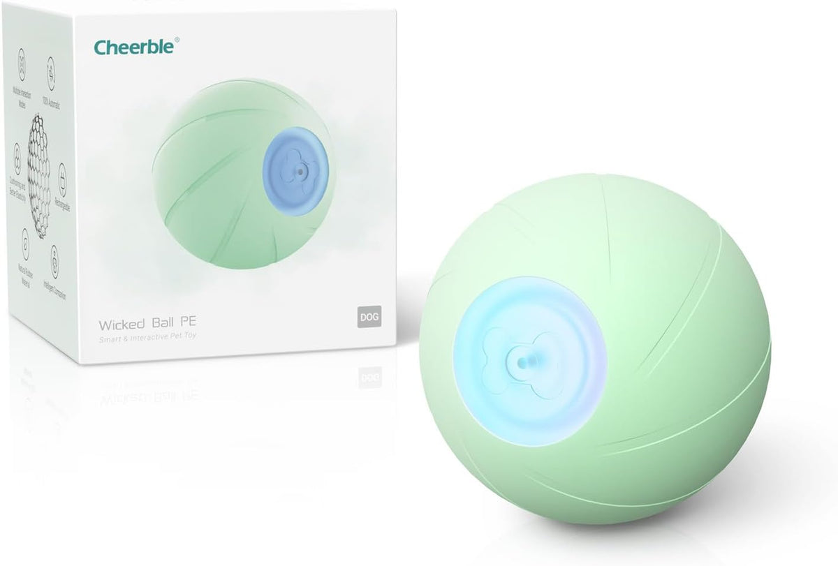 Smart Interactive Dog Toy, Automatic Moving Bouncing Rotating Ball with Lights N9737