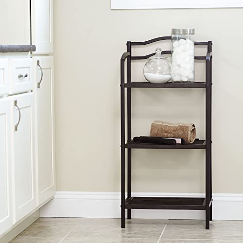 White 3-Tier Metal Bathroom Storage Shelf E33044
