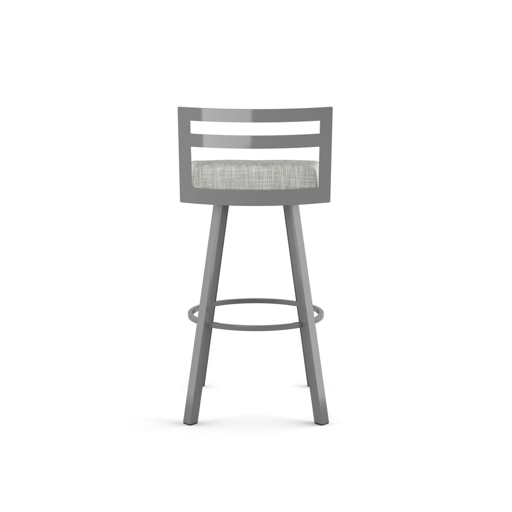 Black Faux Leather Swivel Counter Stool S4854