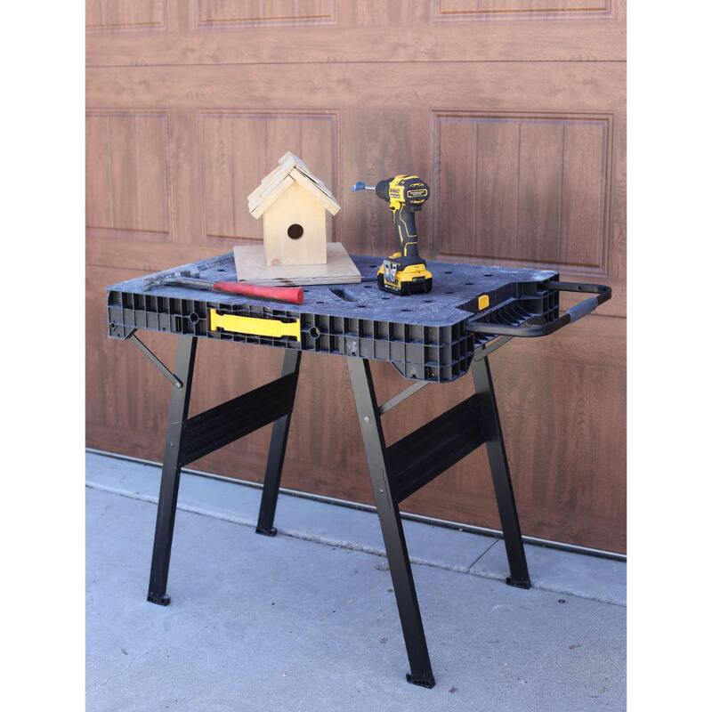 Plastic Folding Sawhorse Workbench F74042