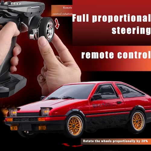 1/18 RC Drift Car 2.4GHz RWD with Gyroscope Blue A547213