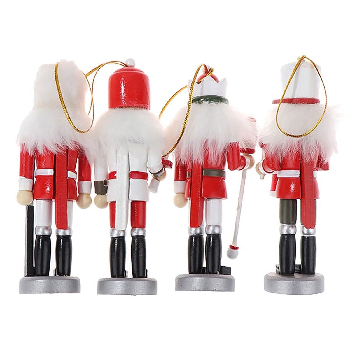 1Pc 12CM Nutcracker Puppet Soldier Xmas Tree Pendant W37423
