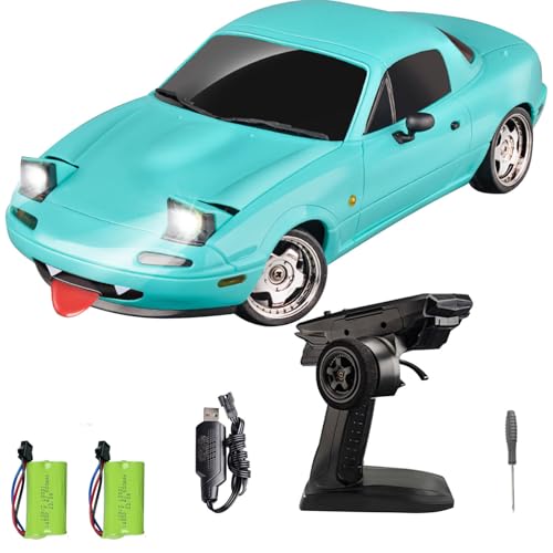 1/18 RC Drift Car 2.4GHz RWD with Gyroscope Blue A547213