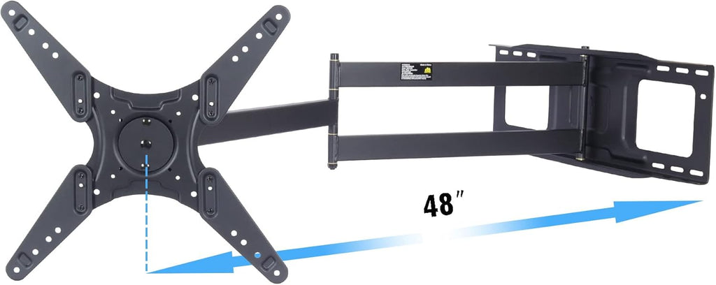 TV Wall Mount Bracket with 48" Extension Articulating Arms G147