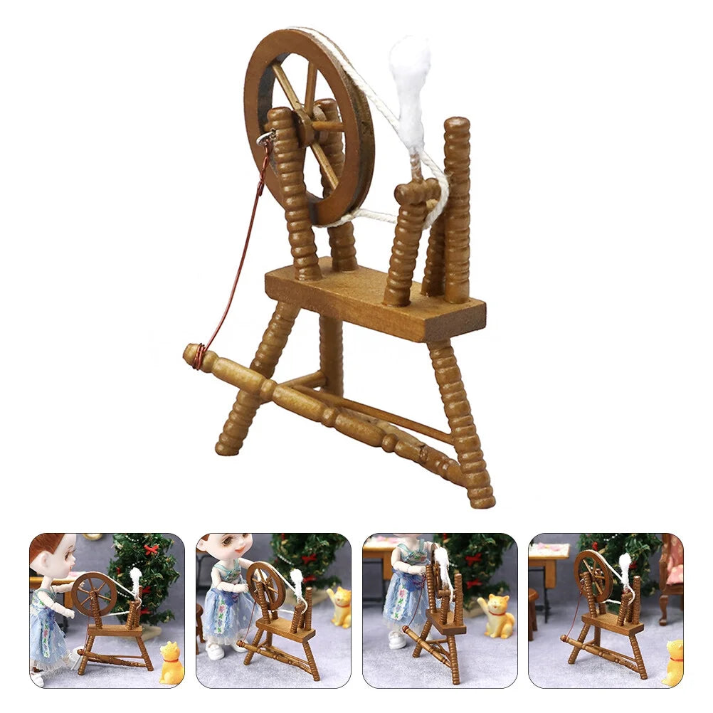 Miniature Textile Making Car Playhouse Furniture Child Toy D1425